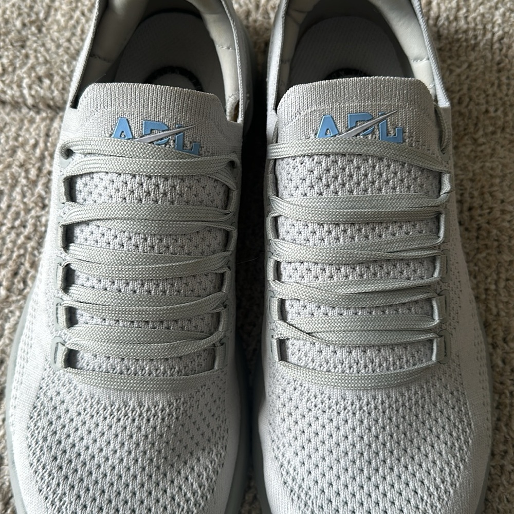 APL techloom breeze grey blue sneakers size 8.5